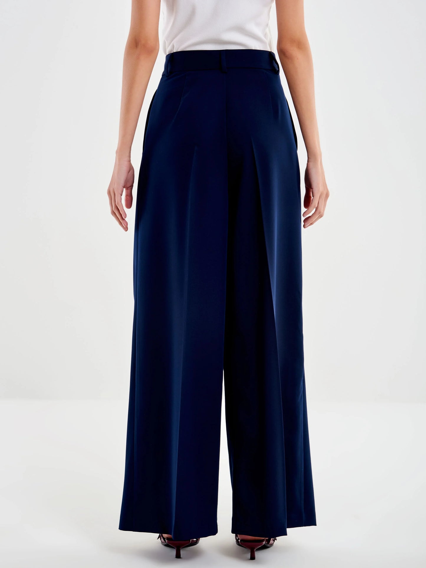 Pantalone doppia piega ampio