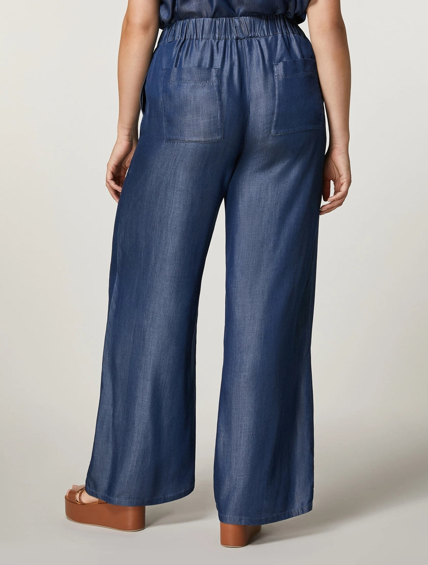 Pantaloni in twill