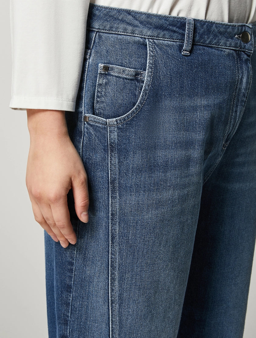 Pantalone in denim di cotone