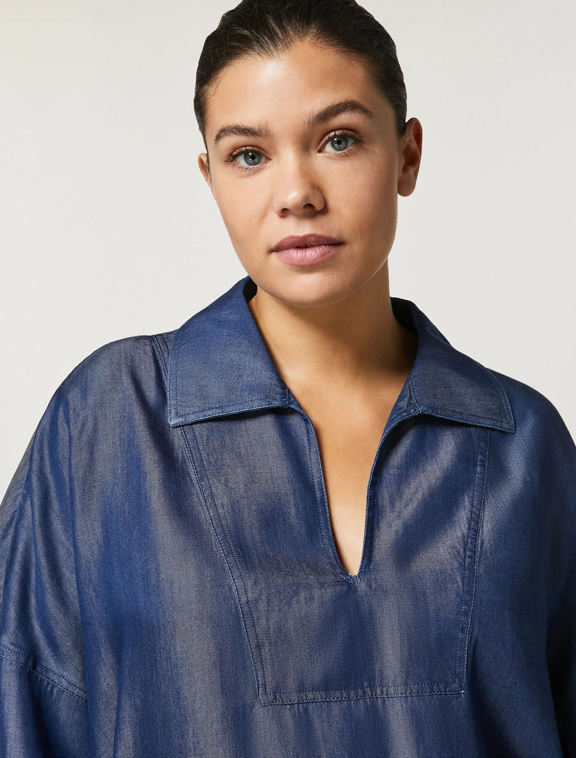 Blusa in lyocell