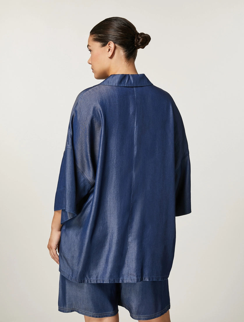 Blusa in lyocell