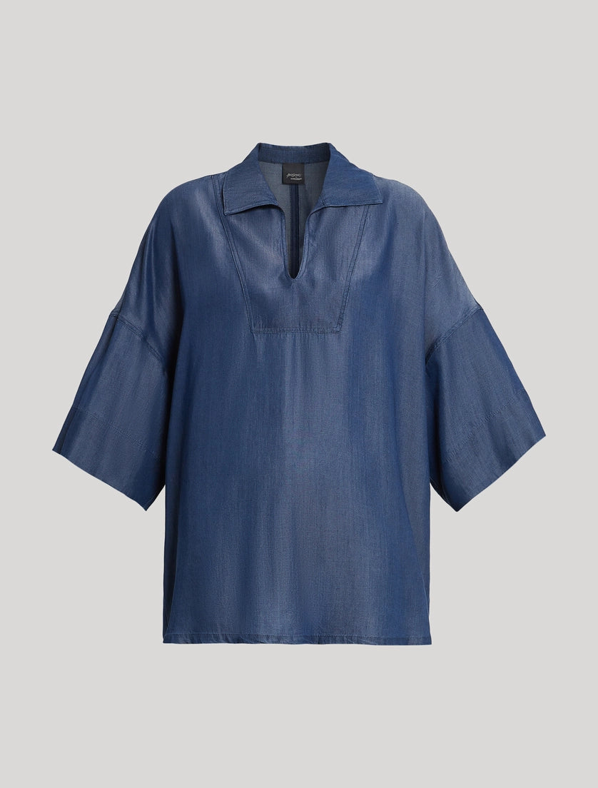 Blusa in lyocell