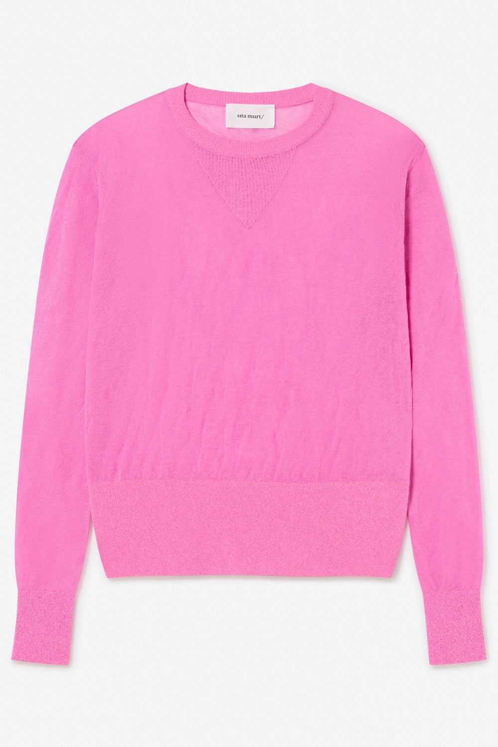 Maglione con dettaglio di intarsi