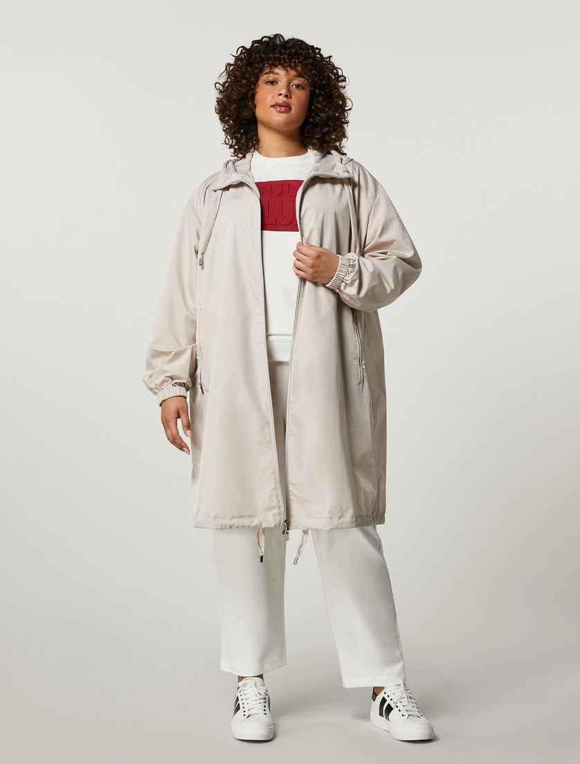 Parka in taffettà antigoccia