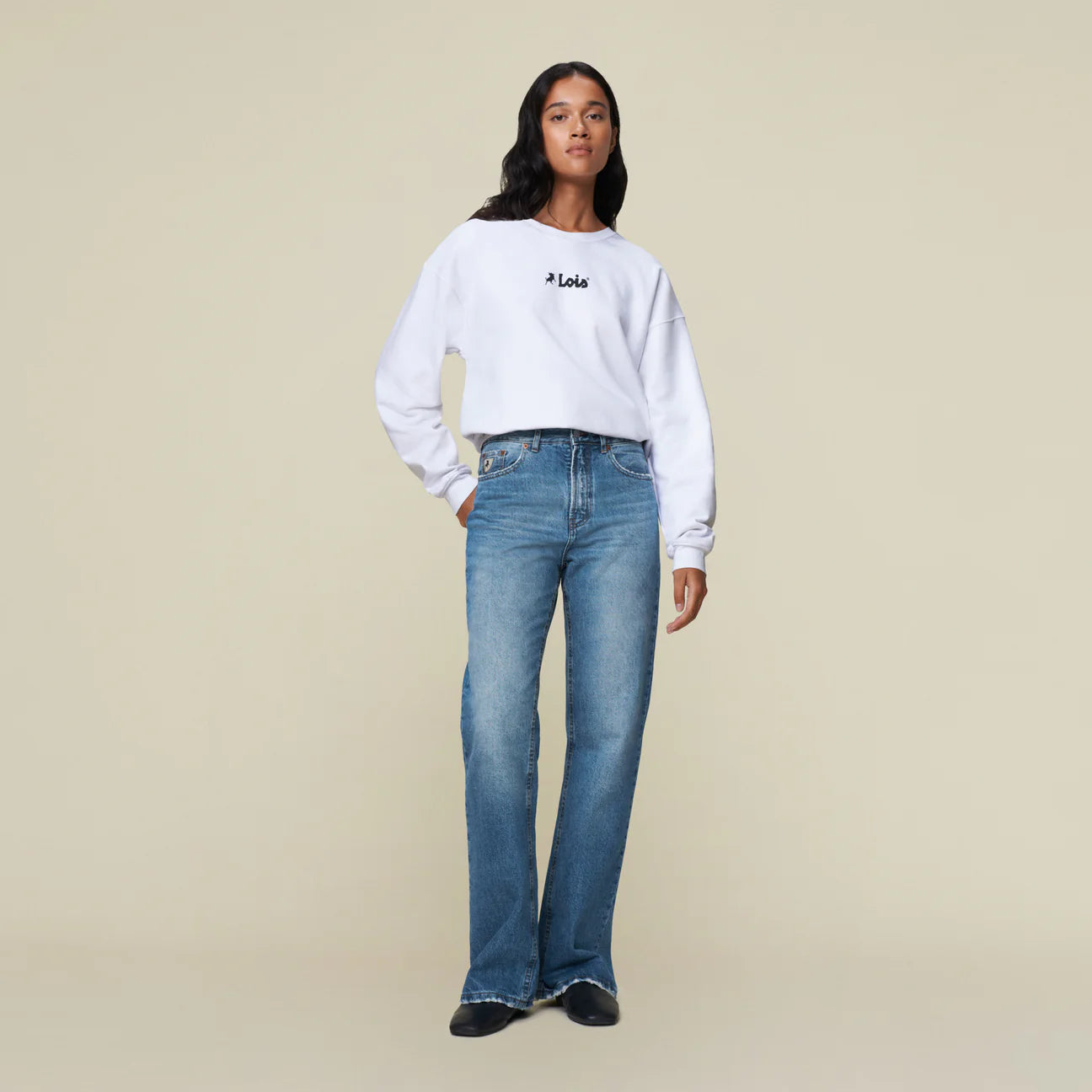 Ninette Jackson Distressed - High Rise Flare