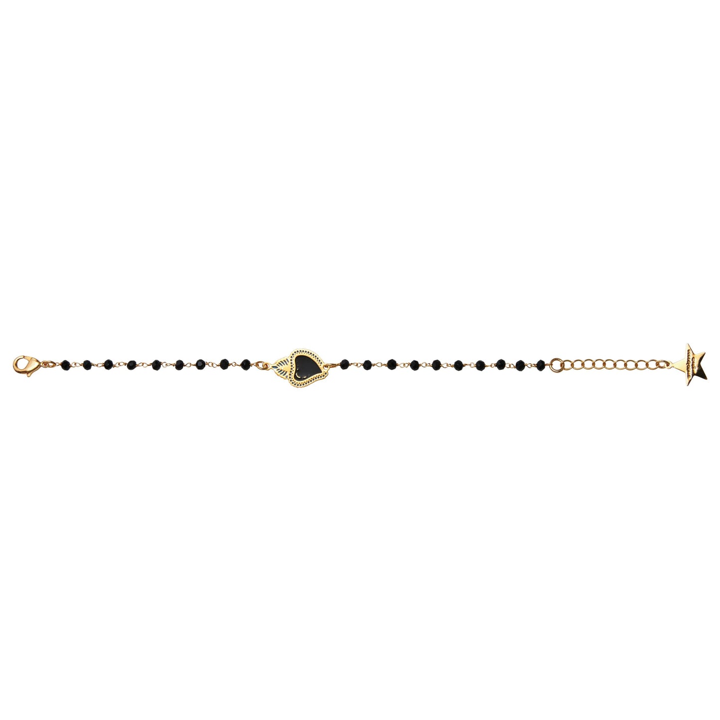 Bracciale cuore sacro rosario hearts