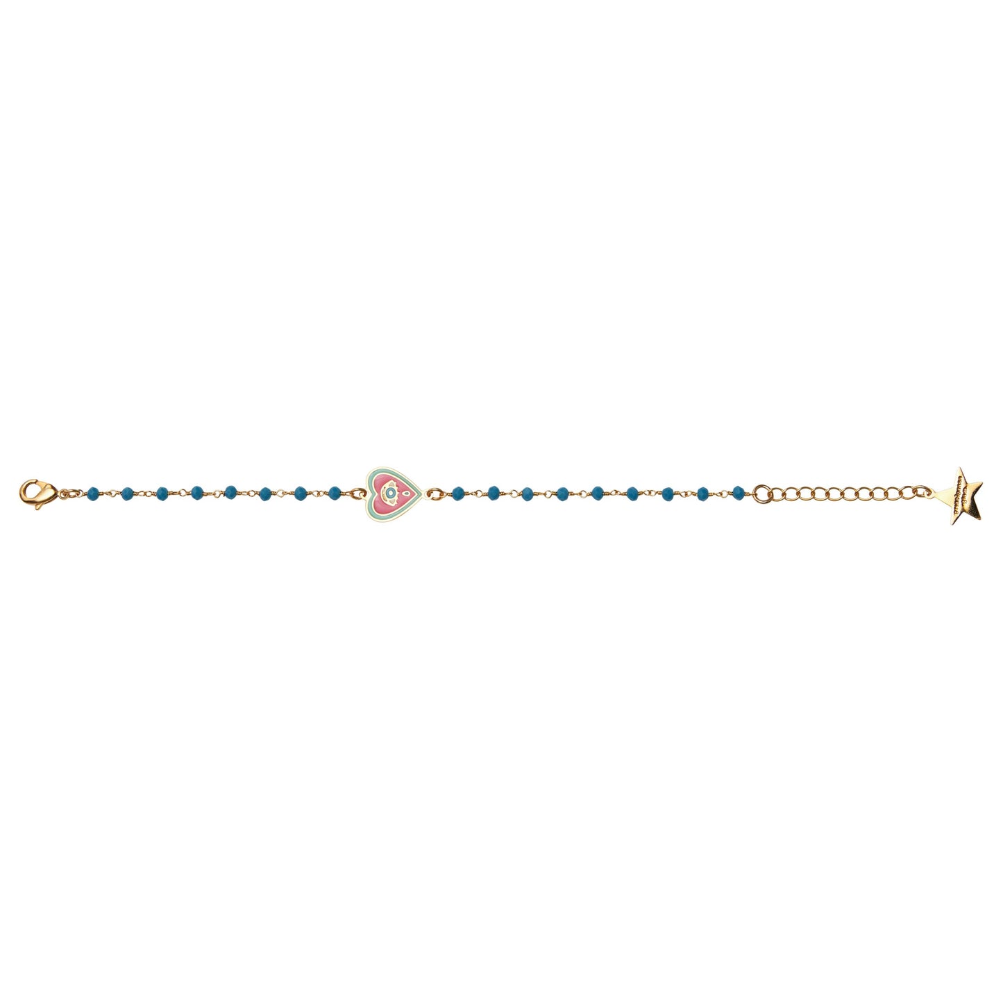 Bracciale cuore sacro rosario hearts