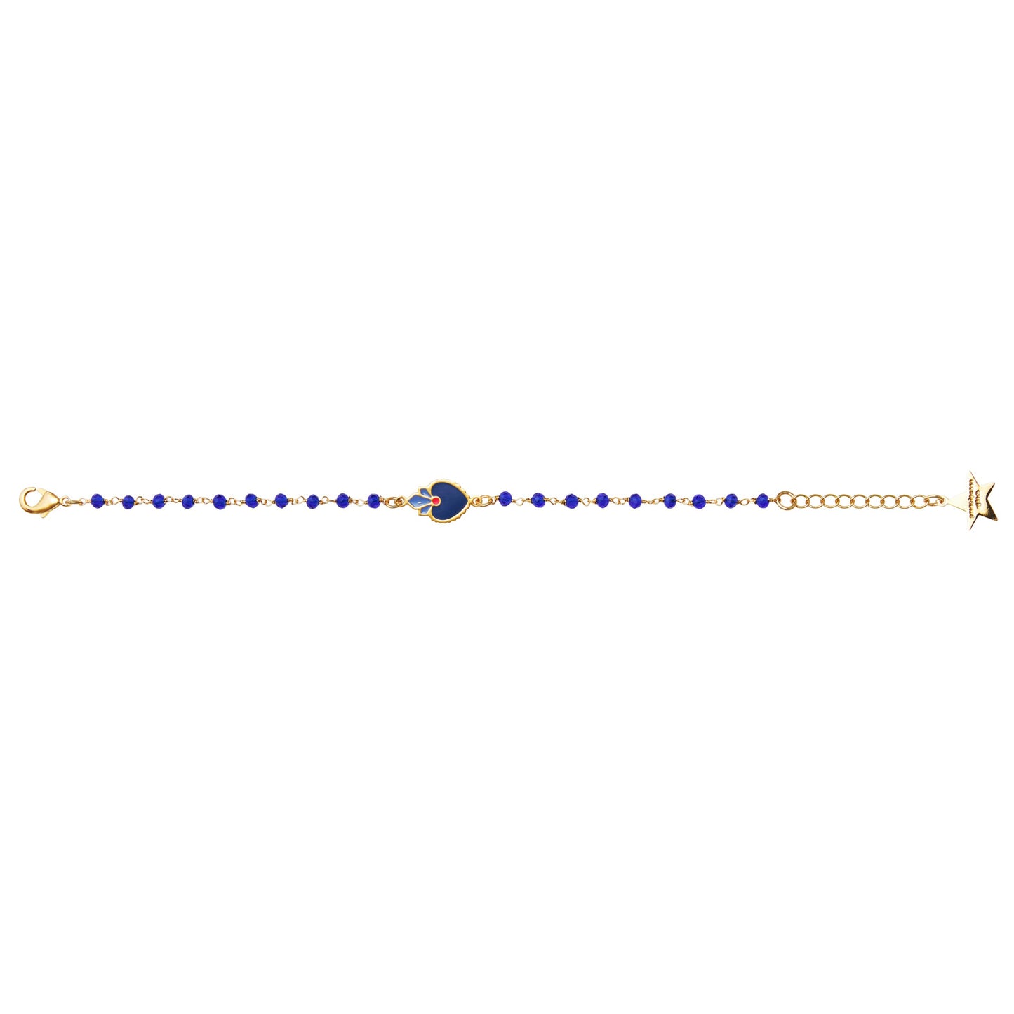 Bracciale cuore sacro rosario hearts