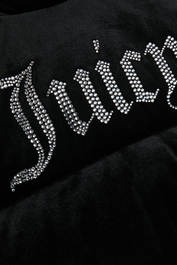 Lightening velour gilet