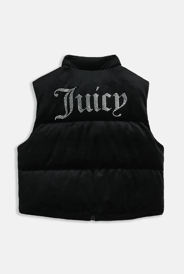 Lightening velour gilet