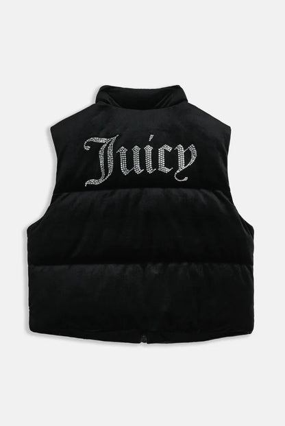 Lightening velour gilet