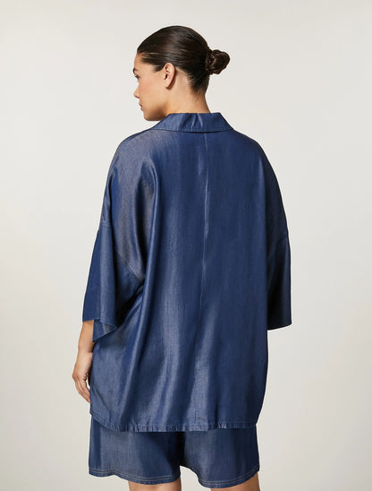 Blusa in lyocell