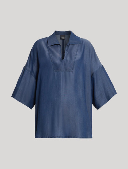 Blusa in lyocell