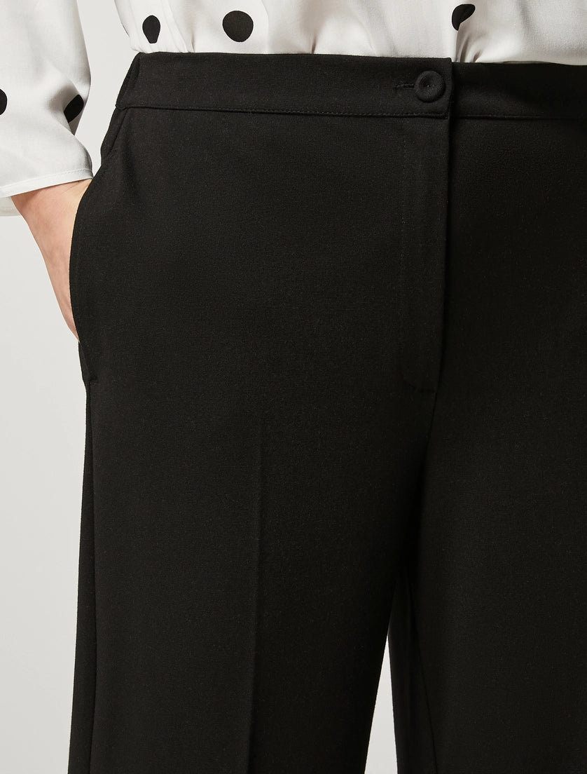 Pantalone cropped in jersey