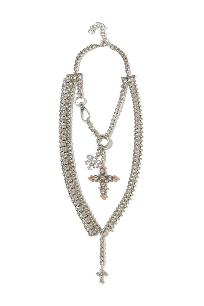 Cross necklace bijou