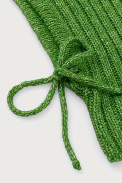 Passamontagna verde a coste
