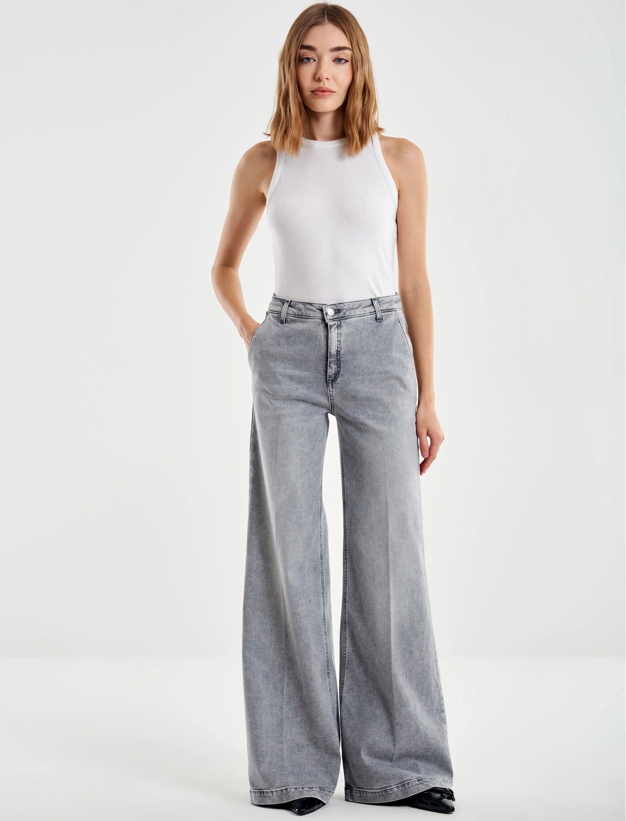 Jeans Elena Grigio