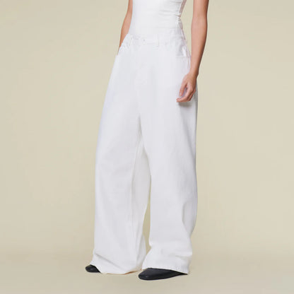 Paloma Otawa White - Low Rise Rise Fit