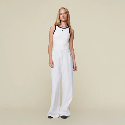 Paloma Otawa White - Low Rise Rise Fit