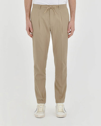 Pantalone jogging seersucker misto cotone stretch