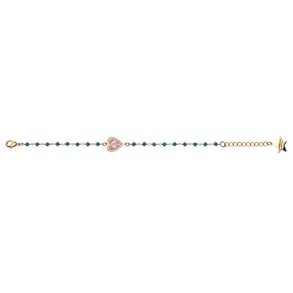 Bracciale cuore sacro rosario hearts