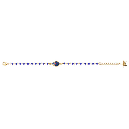 Bracciale cuore sacro rosario hearts