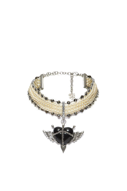 Heart chocker bijou