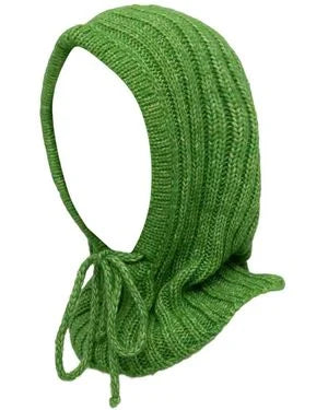 Passamontagna verde a coste